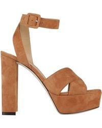 Sergio Rossi - Camel Sandals Leather - Lyst