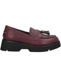 Stonefly - Second Skin Burgundy Loafers Leather - Lyst