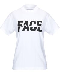 Facetasm - White Cotton T-shirt - Lyst