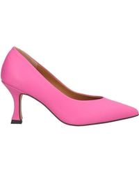 Elena Del Chio - Fuchsia Pumps Leather - Lyst