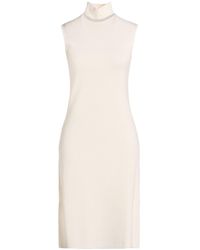 Purotatto - Midi Dress Merino Wool - Lyst