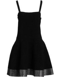Sandro - Dual-Material Short Dress - Lyst