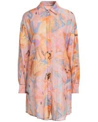 Ottod'Ame - Mini Dress Cotton, Silk - Lyst