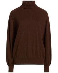 Ballantyne - Chocolate Turtleneck Cashmere - Lyst
