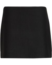 P.A.R.O.S.H. - Mini Skirt Polyester, Virgin Wool, Elastane - Lyst