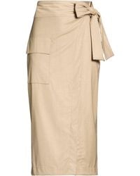 Eleventy - Sand Midi Skirt Wool, Viscose, Elastane - Lyst