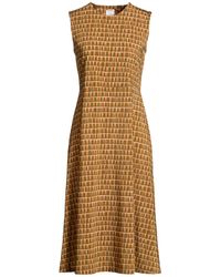 Caliban - Military Midi Dress Polyamide, Elastane - Lyst