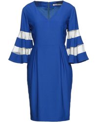 X's Milano Short Dress - Blue