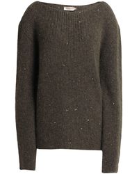 Gentry Portofino - Dark Sweater Alpaca Wool, Mohair Wool, Viscose, Polyamide, Polyester - Lyst