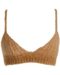 Alanui - Camel Top Alpaca Wool, Polyamide - Lyst