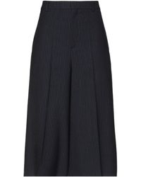 Celine Cropped Trousers - Blue