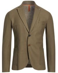 Bob - Khaki Blazer Cotton, Polyester, Elastane - Lyst