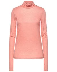 Aspesi Wolle T-shirts in Pink Damen Oberteile Aspesi Oberteile 