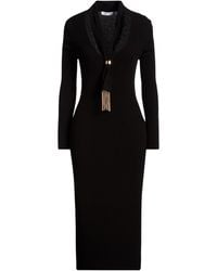 SIMONA CORSELLINI - Midi Dress Viscose, Polyester - Lyst