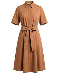 Fedeli - Midi Dress Cotton - Lyst