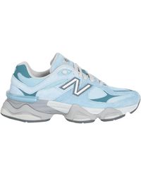 New Balance - 9060 Light Sneakers Leather, Textile Fibers - Lyst