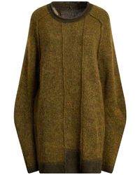 Masnada - Military Sweater Wool, Mohair Wool, Polyamide - Lyst