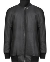 Rick Owens - Denim Outerwear Cotton, Elastomultiester, Rubber - Lyst