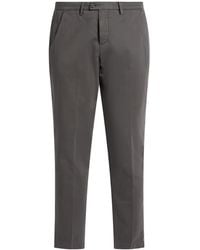 Corneliani - Taupe Pants Cotton, Elastane - Lyst