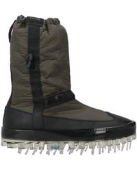 RBRSL RUBBER SOUL - Bold Military Ankle Boots Leather, Textile Fibers - Lyst