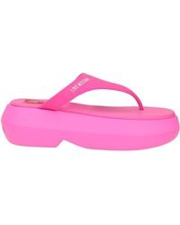 Love Moschino - Thong Sandal - Lyst