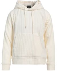 Emporio Armani - Cream Sweatshirt Virgin Wool, Polyamide, Viscose - Lyst
