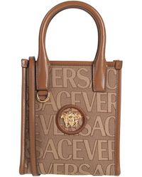 Versace - Handbag Polyester, Cotton - Lyst