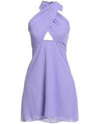 Rebel Queen - Lilac Mini Dress Polyester - Lyst
