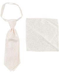 Wilvorst - Ivory Ties & Bow Ties Polyester, Viscose - Lyst