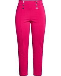 Diana Gallesi - Fuchsia Pants Viscose, Polyamide, Elastane - Lyst
