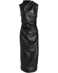GIUSEPPE DI MORABITO - Midi Dress Lambskin - Lyst