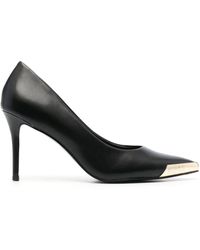 Versace - Zapatos con puntera de metal y tacón de 85mm - Lyst