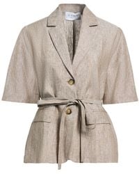 Kaos - Khaki Blazer Linen - Lyst