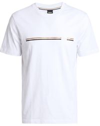 BOSS - T-Shirt Cotton - Lyst