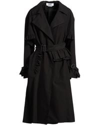 MSGM - Overcoat & Trench Coat Cotton, Polyester - Lyst