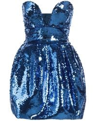 Pinko - Mini Dress Polyester - Lyst