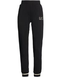 EA7 - Pants Cotton, Elastane, Polyester, Metal Fiber - Lyst