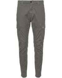 C.P. Company - Pants Cotton, Elastane - Lyst