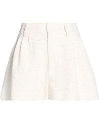 ViCOLO - Ivory Shorts & Bermuda Shorts Cotton, Polyamide, Polyester, Viscose, Textile Fibers - Lyst