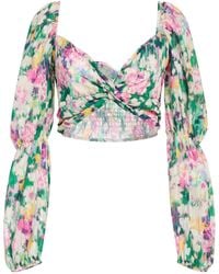 Le Volière - Top Polyester - Lyst