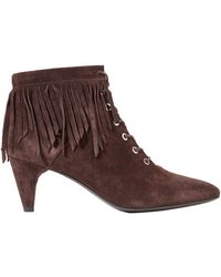 Maje Ankle Boots - Brown