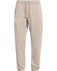 Emporio Armani - Taupe Pants Cotton - Lyst