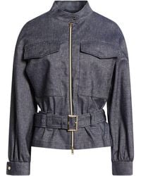 Herno - Denim Outerwear Cotton, Linen, Elastane - Lyst