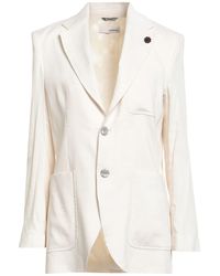 Lardini - Blazer Linen, Viscose, Elastane - Lyst