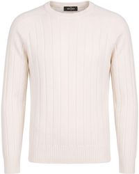 Gran Sasso - Cream Sweater Cashmere - Lyst