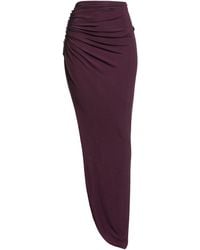 Atlein - Plum Maxi Skirt Viscose, Elastane - Lyst