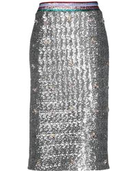 Mary Katrantzou 3/4 Length Skirt - Metallic