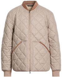 Briglia 1949 - Sand Jacket Wool, Polyamide, Cashmere, Elastane - Lyst