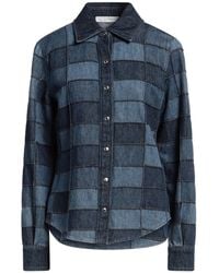 Chloé - Denim Shirt Cotton, Linen - Lyst