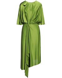 Victoria Beckham - Cape Sleeve Cutout Midi Dress - Lyst
